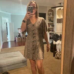 Super comfy fit to flare mini dress